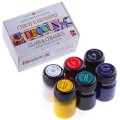 Акрил набор 6 цветов/20 мл, по стеклу и керамике, ДЕКОЛА 4041026