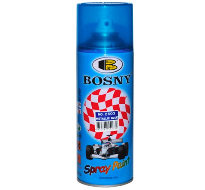 Краска аэрозольная акриловая синий металлик, 400 мл 2603BS