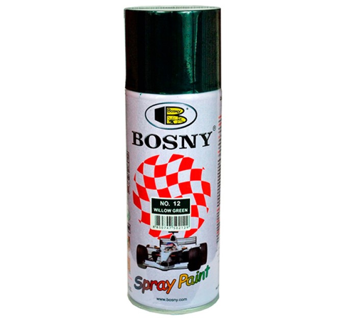 Краска аэрозольная акриловая зеленая ива, 400 мл 12BS