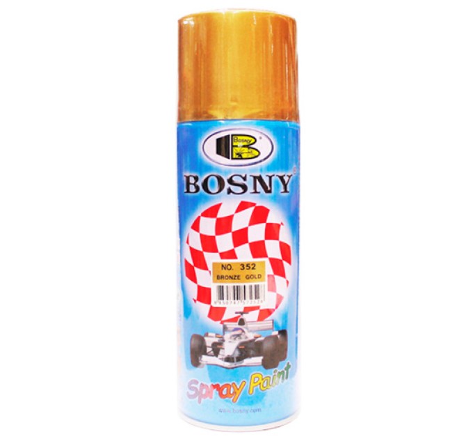 Краска аэрозольная акриловая темное золото, 400 мл 352BS