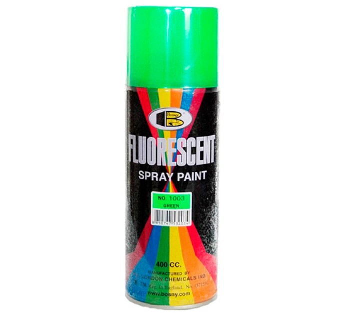 Краска аэрозольная флуоресцентная зеленая, 400 мл 1003BS