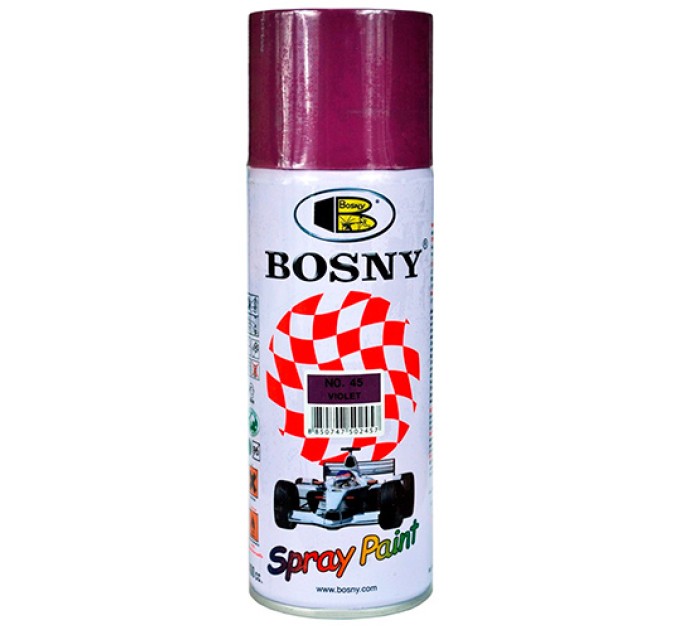 Краска аэрозольная акриловая фиолетовая, 400 мл 45BS