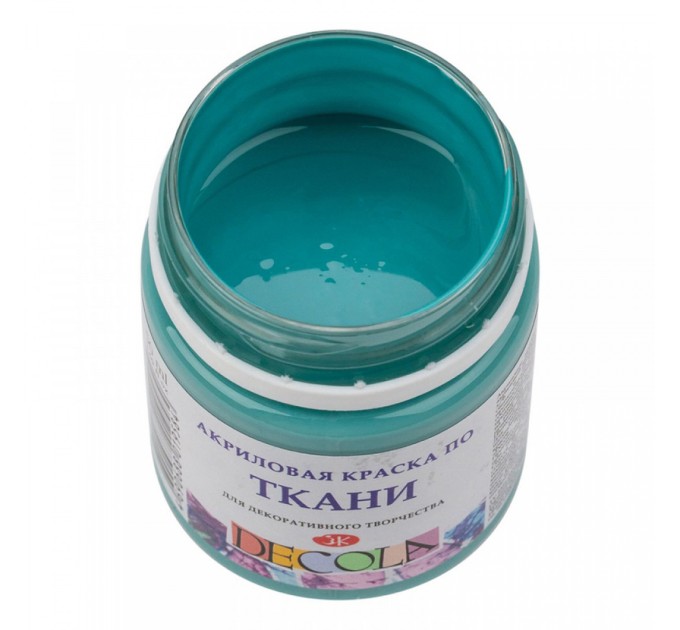 Акрил по ткани, 50 мл, турецкая зеленая, ДЕКОЛА 4128733