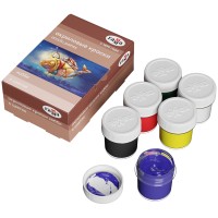 Акрил 6 цветов/20 мл, «Хобби» 3012196