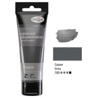 Акрил 75 мл, серая, пластиковая туба 280220700