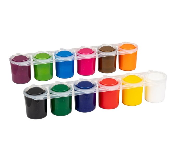 Акрил по ткани 12 цветов/25 мл, «Остров сокровищ» 191694