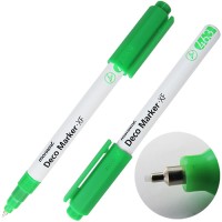 Акриловый маркер Deco Marker FX 463, «Флуоресцентный», зеленый, 0.7 мм