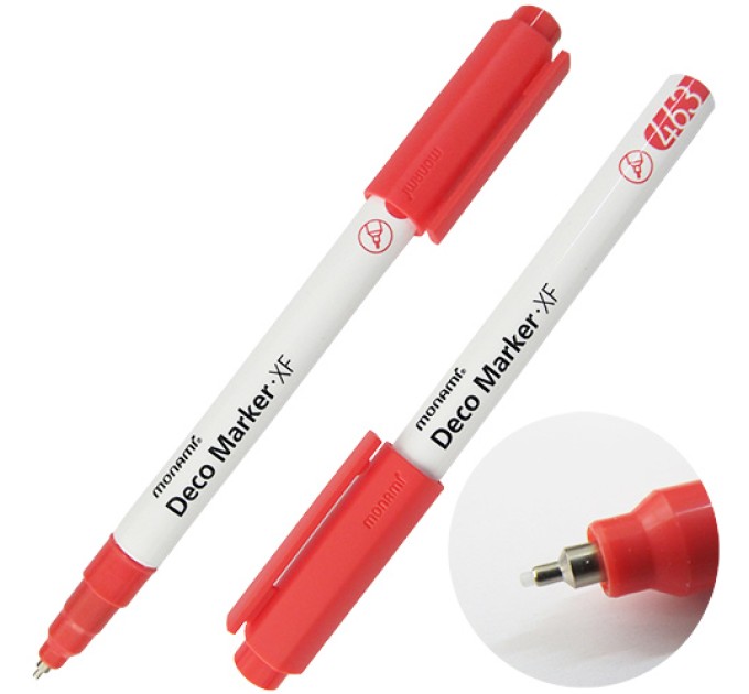 Акриловый маркер Deco Marker FX 463, «Пастель», коралловый, 0.7 мм