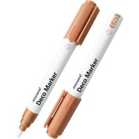 Акриловый маркер Deco Marker 460, «Металлик», коричневый, 2.0 мм