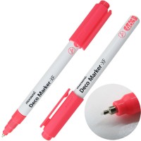 Акриловый маркер Deco Marker FX 463, «Флуоресцентный», красный, 0.7 мм