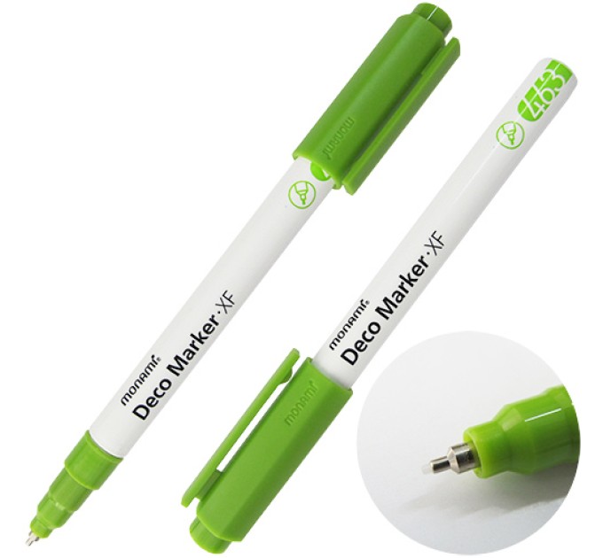 Акриловый маркер Deco Marker FX 463, «Пастель», светло-зеленый, 0.7 мм