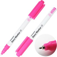 Акриловый маркер Deco Marker FX 463, «Флуоресцентный», розовый, 0.7 мм