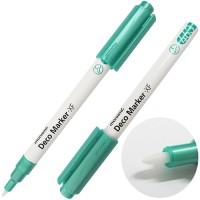 Акриловый маркер Deco Marker FX 463, «Металлик», зеленый, 0.7 мм