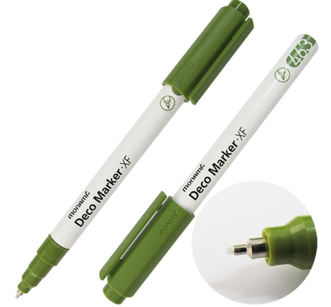 Акриловый маркер Deco Marker FX 463, «Рич», оливковый, 0.7 мм