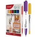 Набор акриловых маркеров Deco Marker XF, «Базис», 6 цветов, 0.7 мм 463