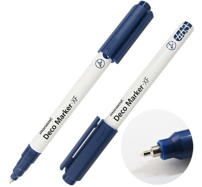 Акриловый маркер Deco Marker FX 463, «Рич», темно-синий, 0.7 мм
