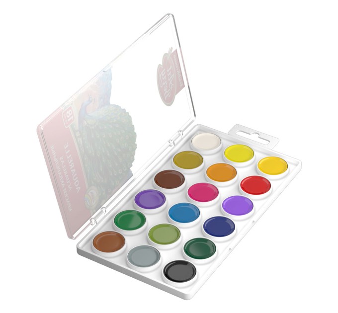 Акварель 18 цветов, ArtBerry® с УФ защитой яркости 41725