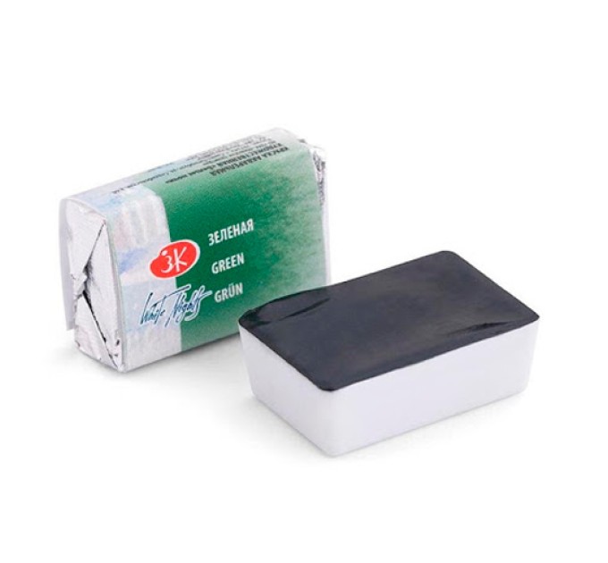 Акварель художественная 2.5 мл кювета, зеленая, «Белые Ночи» 1911725