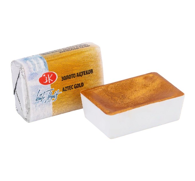 Акварель художественная 2.5 мл кювета, металлик, золото ацтеков, «Белые Ночи» 1911968