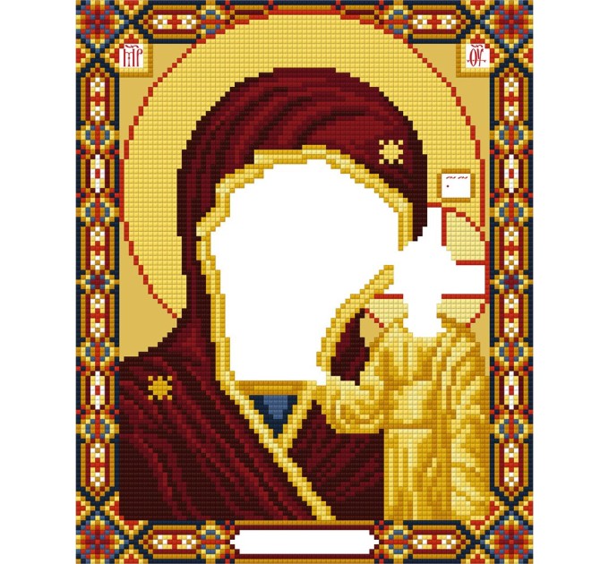 Мозаика алмазная Фрея «Казанская икона Божией Матери», 22х27 см ALVR-158
