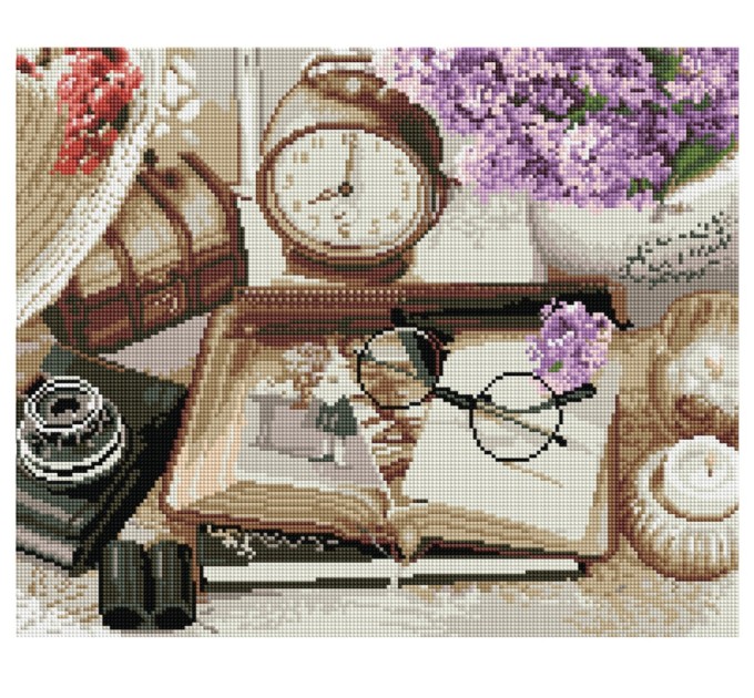 Мозаика алмазная Три совы «Фотоальбом», 40х50 см, холст АМ4050_47572