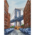Мозаика алмазная Три совы «Вид на мост», 30х40 см, холст на деревянном подрамнике АМП3040_52937