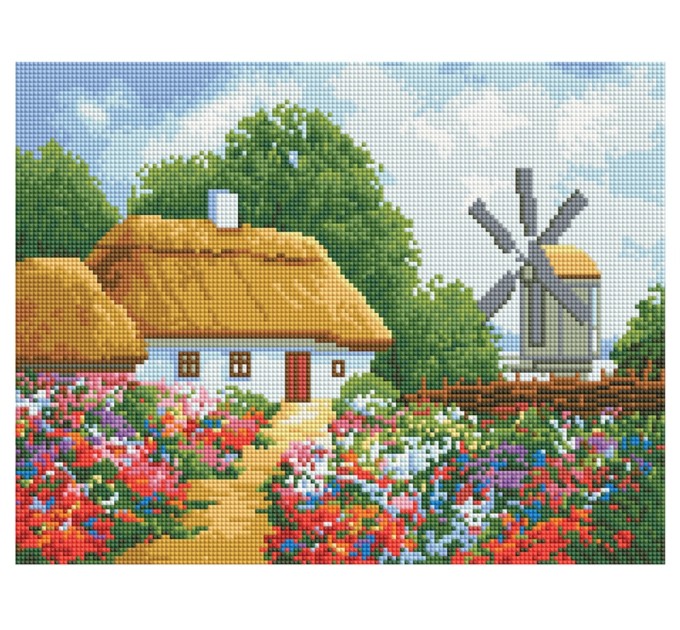 Мозаика алмазная Три совы «Хутор», 30х40 см, холст АМ3040_47529