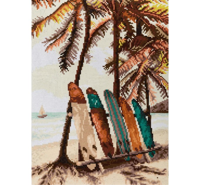 Мозаика алмазная Фрея «Лентний серфинг», 30х40 см, холст на подрамнике ALPD-057