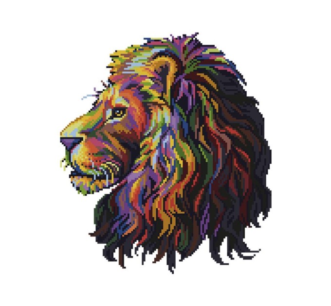 Мозаика алмазная Фрея «Царь зверей», 30х40 см, на подрамнике ALPD-034