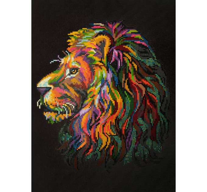 Мозаика алмазная Фрея «Царь зверей», 30х40 см, на подрамнике ALPD-034