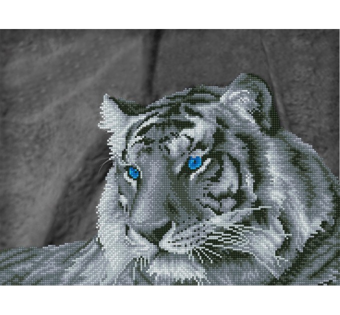 Мозаика алмазная Фрея «Загадочный тигр», 39.5х52 см, холст ALV-3 01