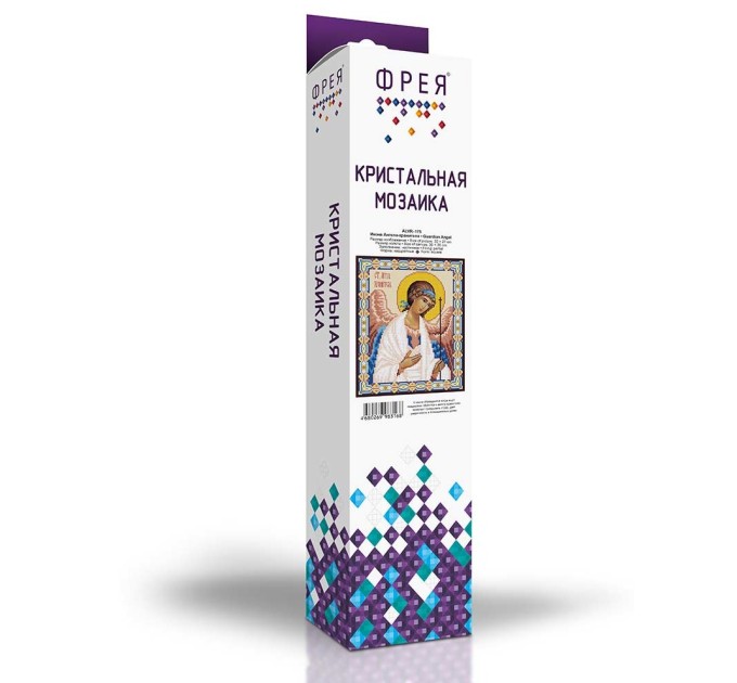 Мозаика алмазная Фрея «Икона Ангела-хранителя», 22х27 см, холст ALVR-175