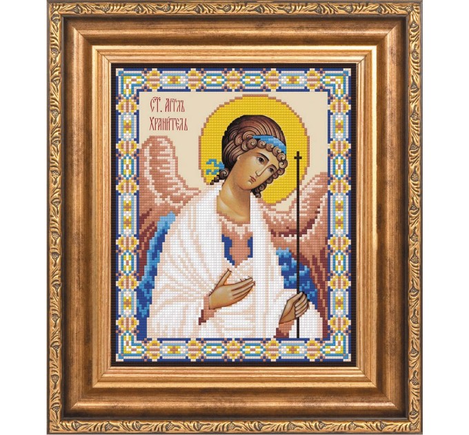 Мозаика алмазная Фрея «Икона Ангела-хранителя», 22х27 см, холст ALVR-175