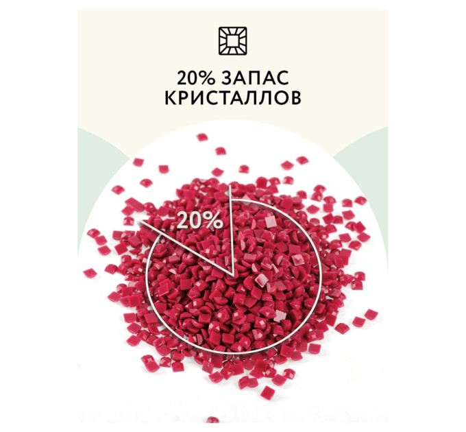 Мозаика алмазная Три совы «Пионы и вишня», 30х40 см, холст АМ3040_47519