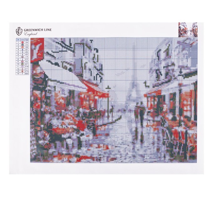 Мозаика алмазная Greenwich Line «Париж», 30х40 см, холст, европодвес СМ_25493