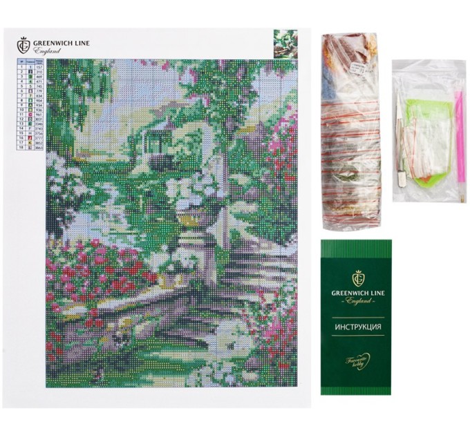 Мозаика алмазная Greenwich Line «Сказочный парк», 30х40 см, холст, европодвес СМ_25492