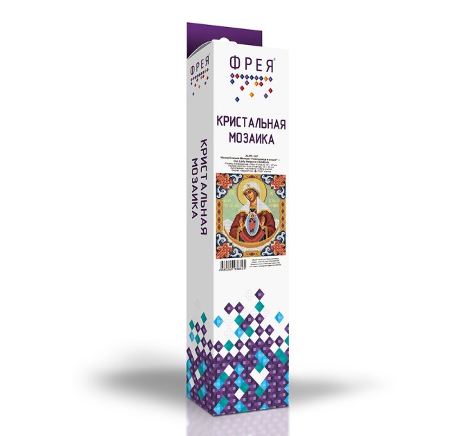 Мозаика алмазная Фрея «Икона Божией Матери «Помощница в родах», 22х27 см ALVR-167