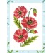Мозаика алмазная Фрея мини-картинка «Маки», 14х19.5 см, картон ALVS-008