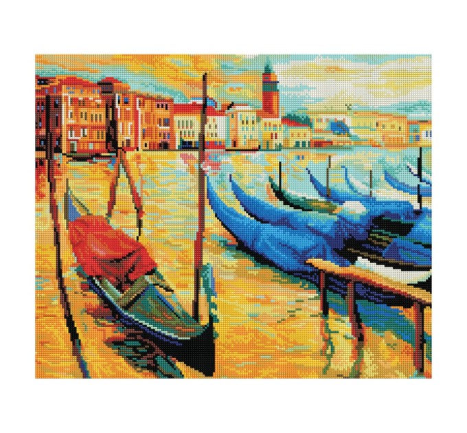 Мозаика алмазная Три совы «Венеция», 40х50 см, холст АМ4050_47559