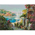 Мозаика алмазная Фрея «Пристань», 30х40 см, холст на подрамнике ALPD-036