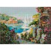 Мозаика алмазная Фрея «Пристань», 30х40 см, холст на подрамнике ALPD-036