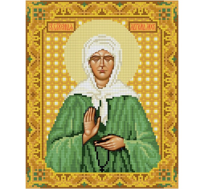 Мозаика алмазная Фрея «Икона Святой Блаженной Матроны Московской», 22х27 см ALVR-146