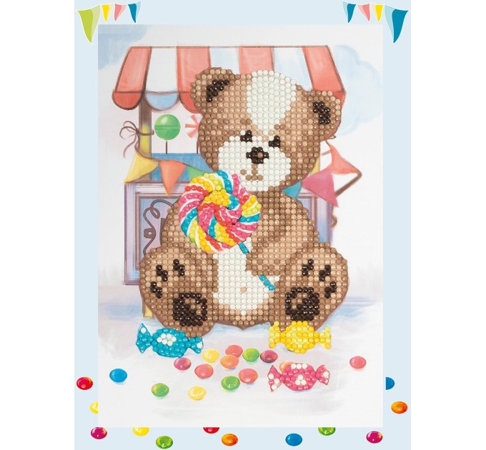 Мозаика алмазная Фрея мини-картинка «Праздник сладкоежки», 14х19.5 см, картон ALVS-034