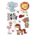 Мозаика алмазная Фрея наклейки «Веселые зверята», 14х19.5 см ALVN-102