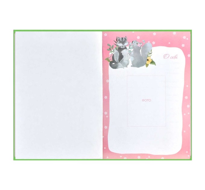 Дневничок для девочек A5, 48 л., «Фруктово-ягодное дефиле» 59755