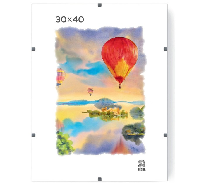 Рамка КЛИП со стеклом 30х40 Клип_30х40