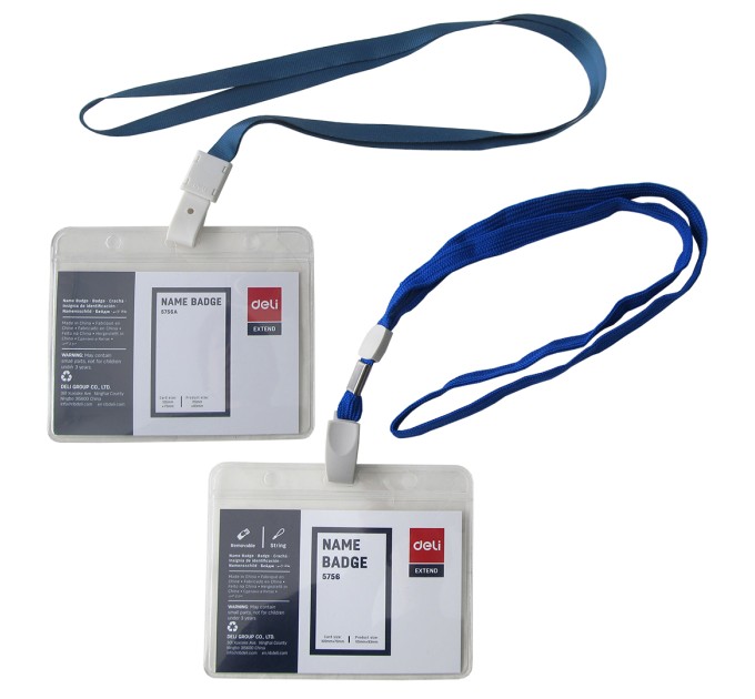 Бейдж 105х70, на тесьме 5756