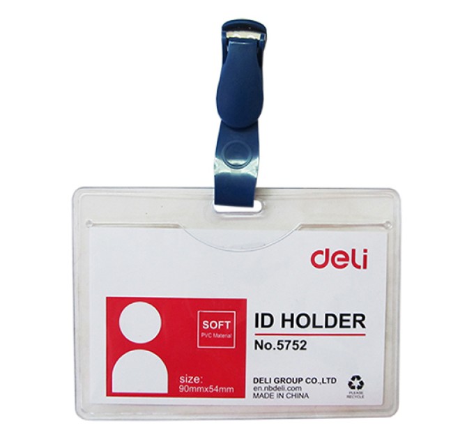 Бейдж 90х54, с клипом 5752