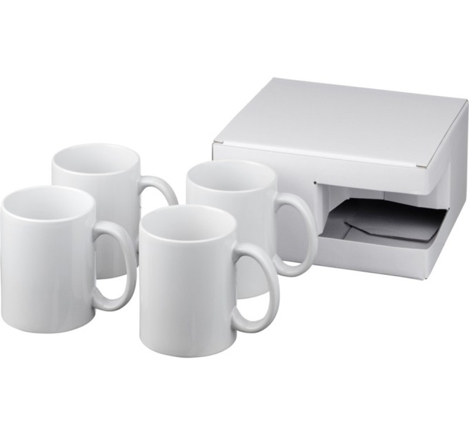 Набор из 4 керамических кружек