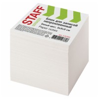 Блок для заметок 9х9х9, белый, белизна 90-92% 126366